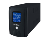 Qoltec UPS (1000VA/600W, IEC, 3xSchuko, LCD) - 337994 - zdjęcie 1